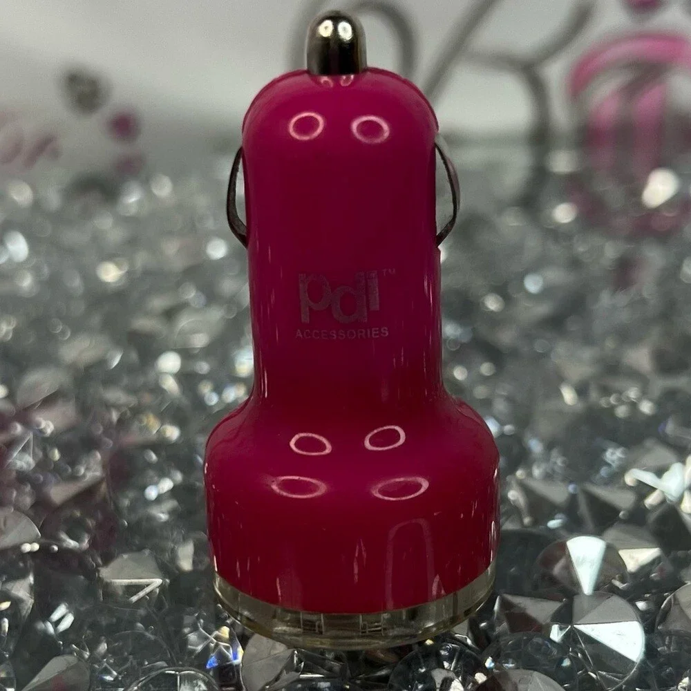 Pdi Accessories Bright Pink USB Car Charger